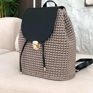 Crochet Backpack Pattern Step-by-Step Video Tutorial Bag Pattern Crocheting for Beginners