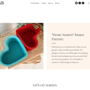 Pattern Crochet Basket PDF