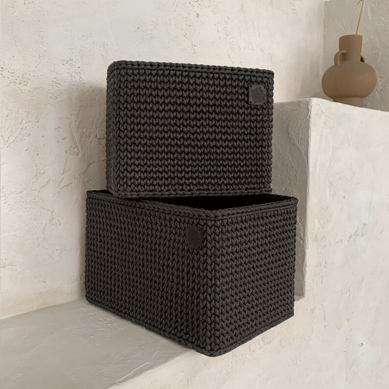 Crochet Large Basket