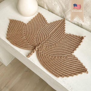 Crochet Pattern Placemat Pattern Crochet Placemat Pattern Crochet Amigurumi Pattern for Table Decor Crochet Table Mat Crochet Hot Pad Idea