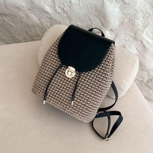 Crochet Backpack Pattern Step-by-Step Video Tutorial Bag Pattern Crocheting for Beginners