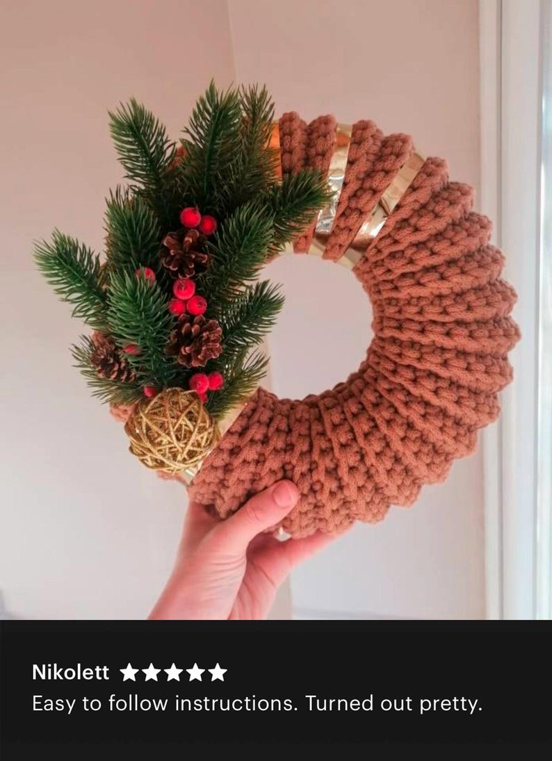 Christmas Wreath Pattern