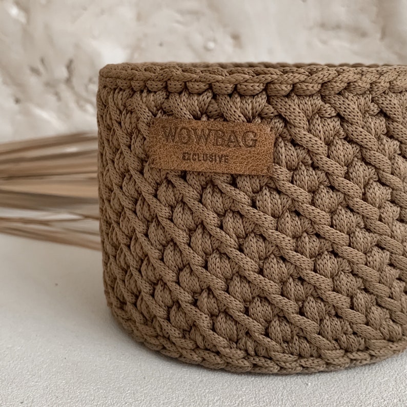 Pattern Rope Basket