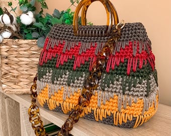 Crochet Handbag Pattern Luxury Bag Pattern Crocheted Tote-bag Crocheting Purse Patterns