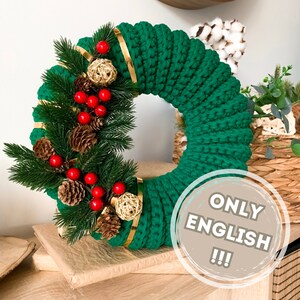 Home Decor Pattern Wreath Tutorial Learn to Crochet for Beginners
