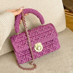 PDF Crochet Pattern Bag Crochet Purse Pattern Crochet Bag Pattern Beginner Luxury Crochet Bag Pattern Purse Crochet Handbag Pattern Crochet