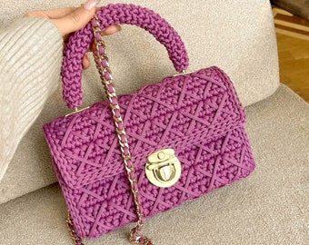 PDF Crochet Pattern Bag Crochet Purse Pattern Crochet Bag Pattern Beginner Luxury Crochet Bag Pattern Purse Crochet Handbag Pattern Crochet