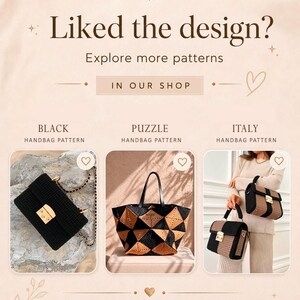 Crochet Backpack Pattern Step-by-Step Video Tutorial Bag Pattern Crocheting for Beginners image 11