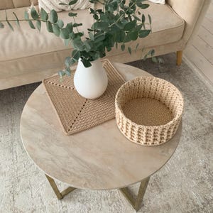 Basket Storage Crochet Pattern