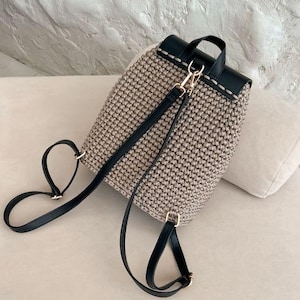 Crochet Backpack Pattern Step-by-Step Video Tutorial Bag Pattern Crocheting for Beginners