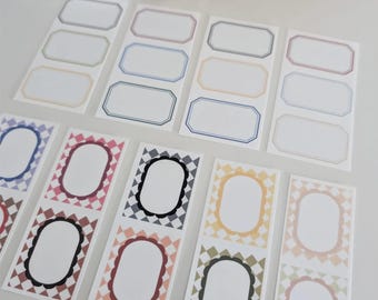Tarjetas con marco para diario / Cartulina de 180 g/m² (impresas en casa)