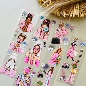 Pink Dazzle PET Tape by Sindhuras Crafts Studio Sample Loop 100cm x 7cm image 2