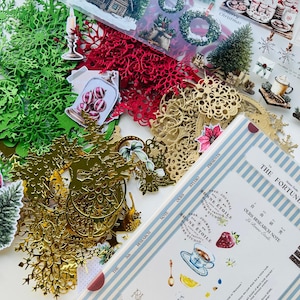 Christmas Creative Bundle - Classic Red & Green Edition for Scrapbook  Journaling