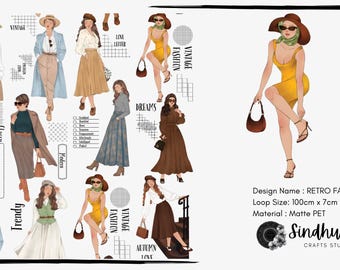 Retro Fashion Vibe | Matte PET Tape
