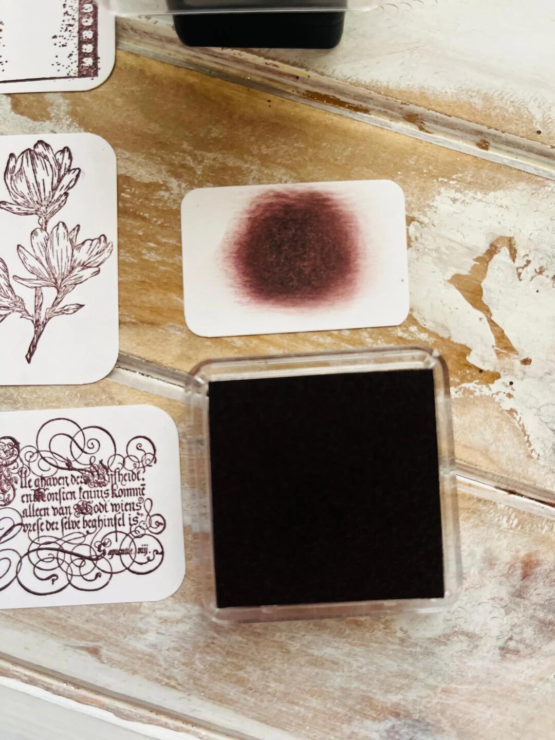 Rich Brown Ink Pad - Deep Earthy Tones for Journaling & Stamping - Etsy