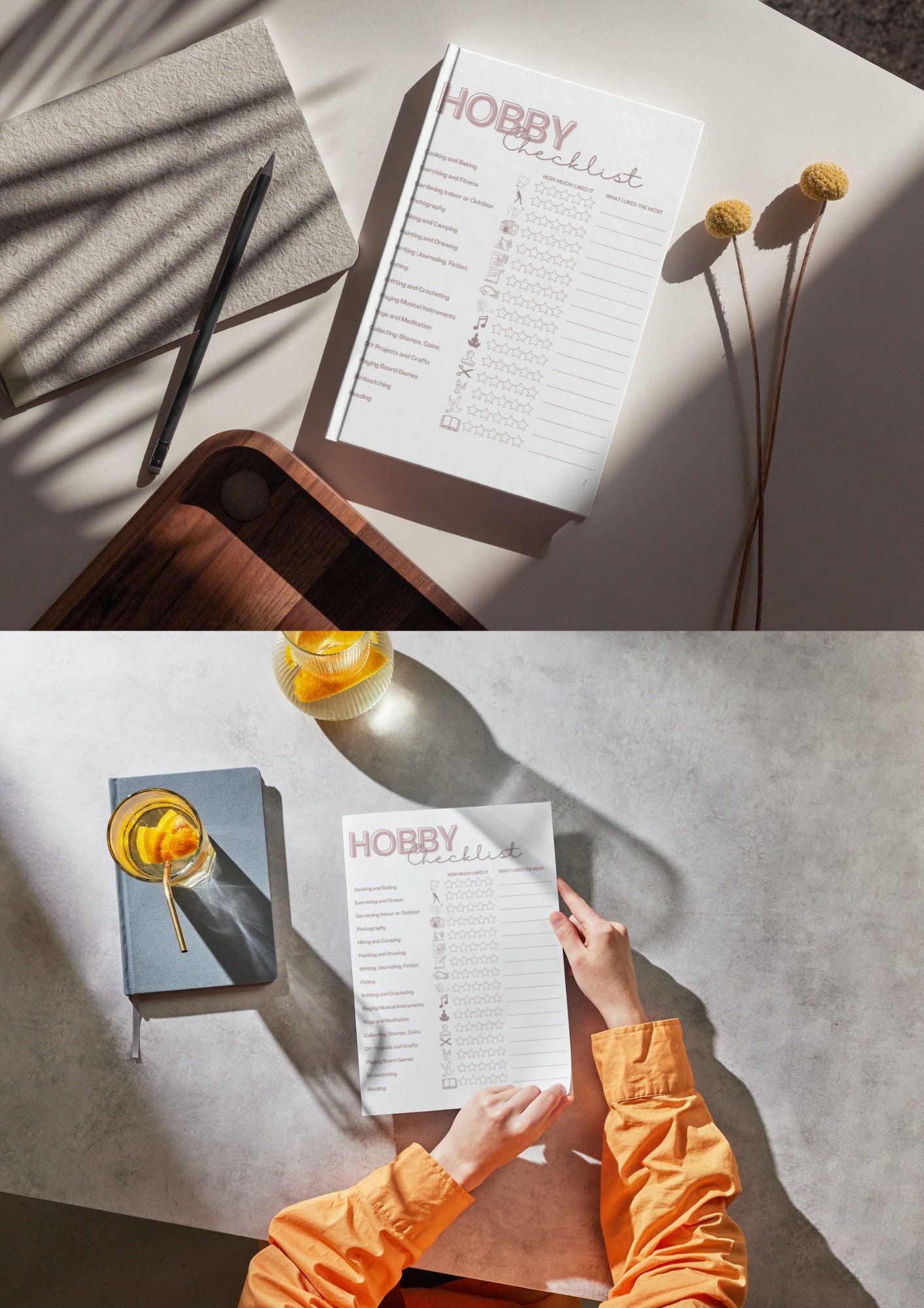 Discover New Hobbies Checklist Printable Digital Download Etsy