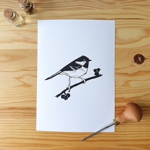 Original Linocut Print