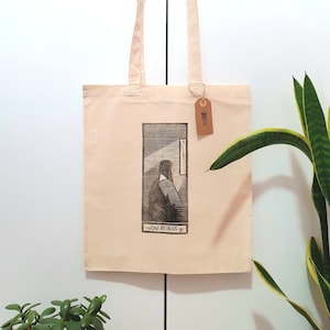 Hand bedruckte Baumwolltasche ""As Horas"""