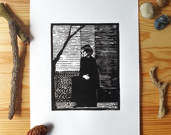 Original Linocut Print