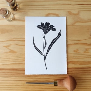 Original Linocut Print