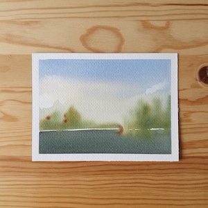 Original Watercolor Landscape