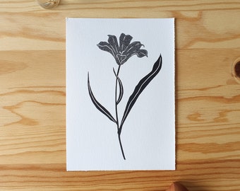 Original Linocut Print