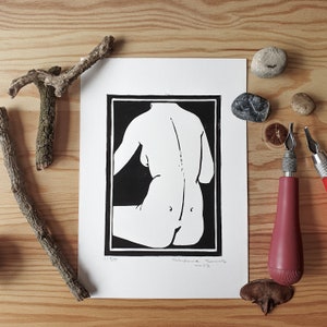 Original Linocut Print
