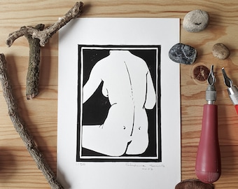 Original Linocut Print