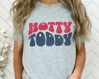 Hotty Toddy Groovy Tshirt, Hotty Toddy Retro Tee, Retro Ole Miss Rebels Tshirt, Ole Miss Tshirt, Ole Miss Football Tshirt, Hotty Toddy Tee