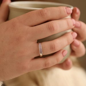 Silver Ashes Ring | Memorial Ring with Ashes, Fur or Hair | Sterling Silver Pet Memorial Ring | Christmas Memorial Gift