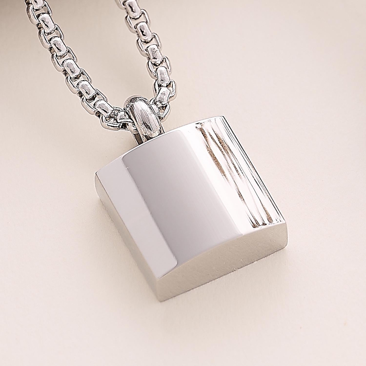 Beydodo Collana Da Uomo Con Urna Commemorativa, In Acciaio - Foto 7