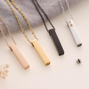 Minimalistische Urnen-Halskette - Ein subtiles und bedeutungsvolles Andenken an die Asche