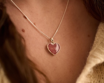 Collar de cremación en forma de corazón de plata esterlina: recuerdo de cenizas de resina, recuerdo para mascotas