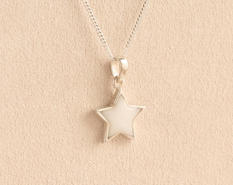 Sterling Silver Star Ashes Necklace