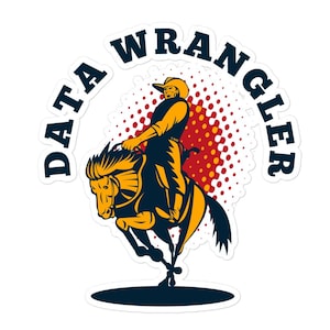 Data Engineering - Data Wrangler Bubble-free stickers