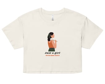 Ingeniería de datos: Crop Top Bolsa "Solo una chica con Big Data"