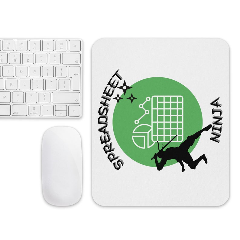 Spreadsheet Excel Data Analyst Spiral Mouse Pad