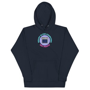 Software Engineering: Hoodie   "Binary is for Computers, Not People"  /Queer/Non-binary