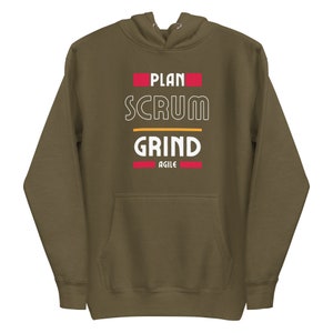 Product Management: Plan, Scrum, Grind Agile Scrum Product Hoodie Sweatshirt
