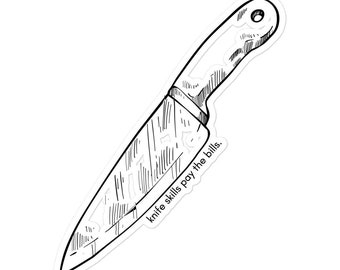 Cooking: Knife Skills Pay the Bills Bubble-free stickers