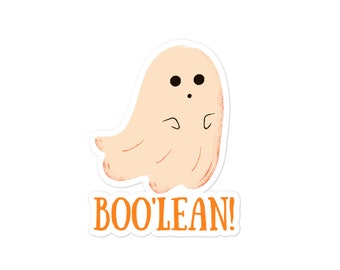 Math: Sticker   &quot;Boo&#39;lean&quot;