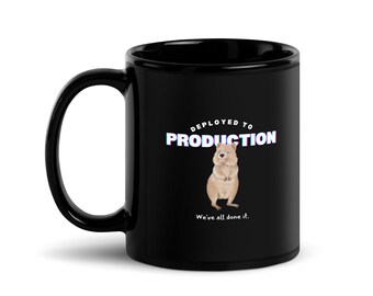 Software Engineering: Black Mug   "Deploy to Production"