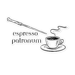 Work Humor: Espresso Patronum Spell Sticker