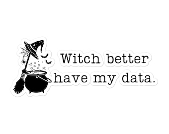 Data Engineering: Witch better have my data spooky Sticker