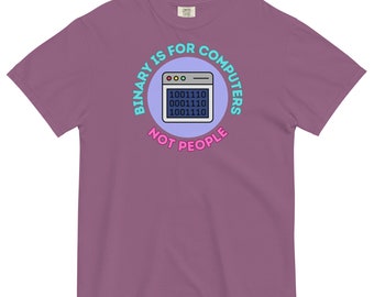 Queer: Binary is for Computers, Not People/Queer/Non-binary T-Shirt