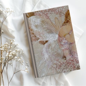 Fairycore Hardcover Lined Journal: Coquette Cottagecore Dreamy Notebook, Romantic Pink Diary