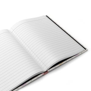 Diario de tapa dura floral, cuaderno con estampado de lazos, elegante diario rayado, diario Coquette Cottagecore imagen 8