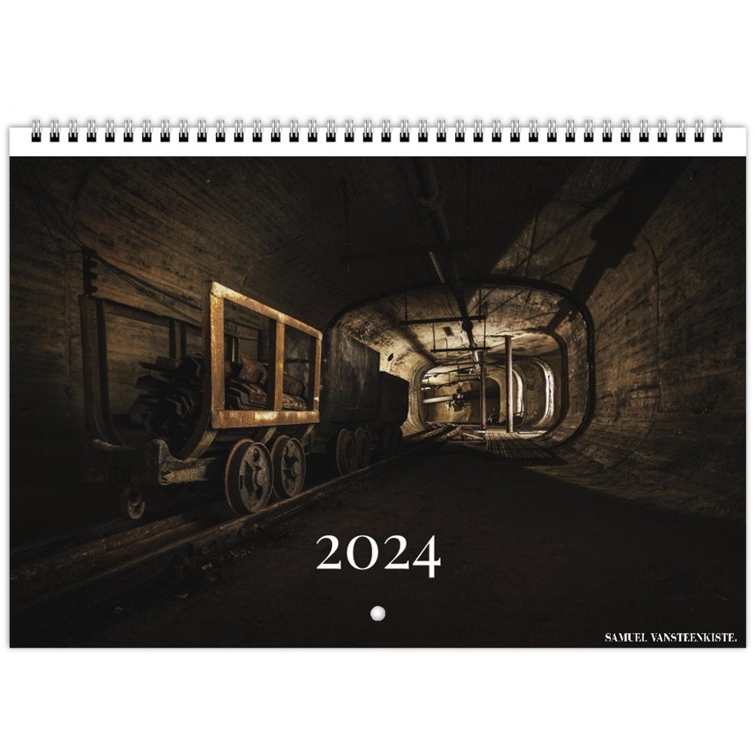 Wall Calendar 2024 Fallen Industry Etsy