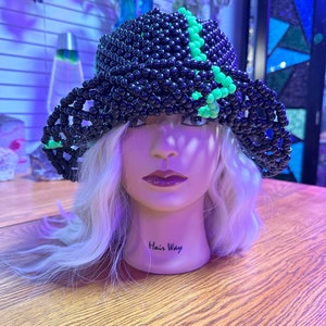 Pony bead bucket hat