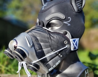 Pup Muzzle Sneaker Mask & Ear Panels for Mrs K9 Hood MADE From